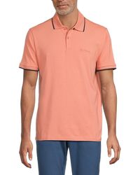 Ben Sherman - Core Tipped Cotton-blend Polo Shirt - Lyst