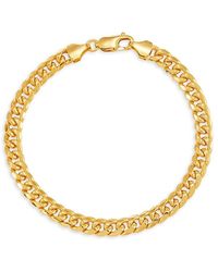 Saks Fifth Avenue - 14K Miami Curb Chain Bracelet - Lyst
