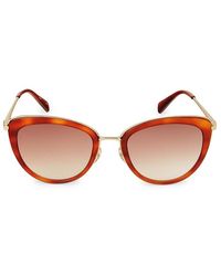 Longchamp 54mm Cat Eye Sunglasses - Brown