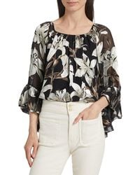 Alice + Olivia - Ardelia Floral Off-The-Shoulder Blouse - Lyst