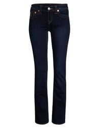 true religion billie mid rise straight leg jeans
