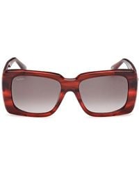 Max Mara - 53Mm Square Sunglasses - Lyst