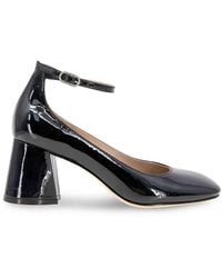 BCBGeneration - Melbie Flare Heel Ankle Strap Patent Pumps - Lyst