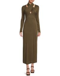 Third Form - Wisteria Wrap Maxi Dress - Lyst
