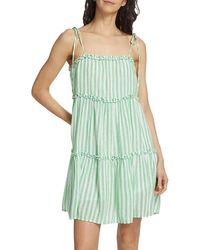 Rails - Caralyn Striped Linen Blend Mini Dress - Lyst