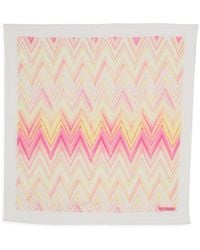 Missoni - Chevron Pochette Cotton Scarf - Lyst