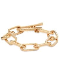 AllSaints - Goldtone Bamboo Link Bracelet - Lyst