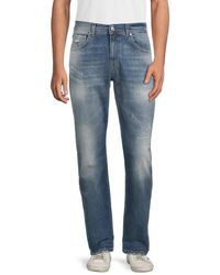 7 For All Mankind - Adrien High Rise Straight Leg Jeans - Lyst