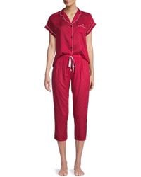 Tommy Hilfiger 2-piece Capri Pajama Set - Red