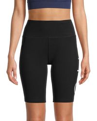 Calvin Klein Logo Biker Shorts - Black
