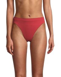 Becca Fine Line French Cut Bikini Bottoms - Red