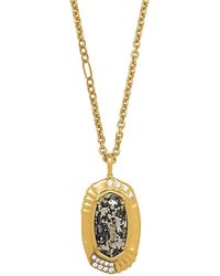 Kendra Scott Anna 14k Goldplated Pendant Necklace - Metallic