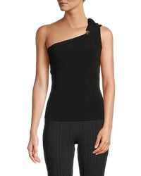 Hervé Léger - The Sofia One-Shoulder Ruched Top - Lyst