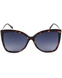 Max Mara Classy 59mm Cat Eye Sunglasses - Black