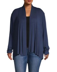short sleeve waterfall cardigan
