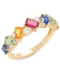 Effy - 14k Yellow Gold & Multi Stone Ring - Lyst