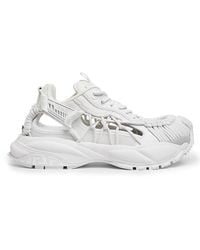 Versace - Mercury M_Vs_01 Mesh Leather Sneakers - Lyst