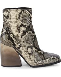 circus by sam edelman pamela snake embossed leather tall boot