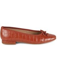 Saks Fifth Avenue - Martine Textured Ballet Flats - Lyst