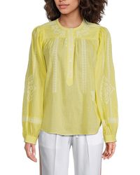 Zadig & Voltaire - Tigy Puff Sleeve Cotton Blouse - Lyst