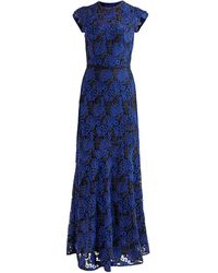 Shoshanna Brie Floral Maxi Dress in White | Lyst Canada