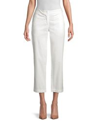 ROSSO35 - Garment Dyed Straight Leg Trousers - Lyst