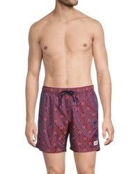 Scotch & Soda - Geometric Swim Trunk - Lyst