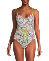 Tommy Hilfiger - Floral One-piece Swimsuit - Lyst