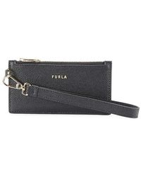 Furla - Leather Wristlet Card Holder - Lyst
