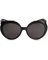 Balenciaga - 58Mm Round Cat Eye Sunglasses - Lyst