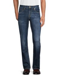 7 For All Mankind - Mid Rise Faded Slim Fit Jeans - Lyst