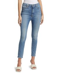 7 for all mankind aubrey super high waist skinny jeans