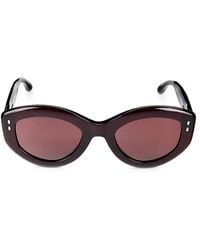 Isabel Marant - 52Mm Oval Sunglasses - Lyst