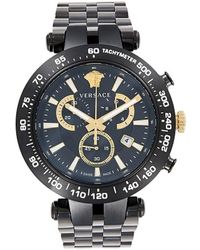 Versace - 46mm Bold Stainless Steel Chronograph Bracelet Watch - Lyst
