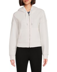 Calvin Klein - Dropped Shoulder Zip Hoodie - Lyst