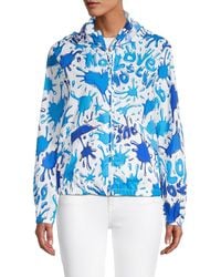 Love Moschino - Splash Logo Zip-Up Hoodie - Lyst