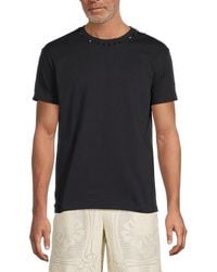 Valentino - Rockstud Cotton T-Shirt - Lyst
