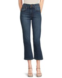 Joe's Jeans - High-Rise Crop Bootcut Jeans - Lyst