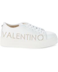 valentino by mario valentino dalia leather platform sneakers