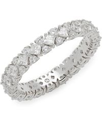 Adriana Orsini Tivoli Sterling Silver & Cubic Zirconia Ring - Metallic