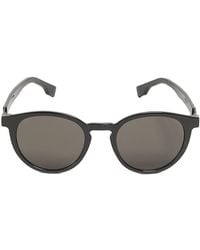 BOSS - 51Mm Round Sunglasses - Lyst