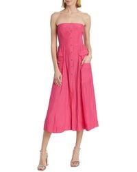 Ramy Brook - Blair Strapless Midi-Dress - Lyst