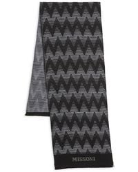 Missoni - Zigzag Wool-Blend Scarf - Lyst