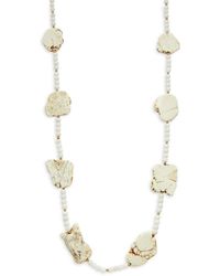 Kenneth Jay Lane - Stabilized & Resin Beaded Necklace - Lyst