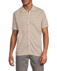 Buffalo David Bitton - Wrenley Textured Logo Shirt - Lyst