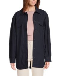 Susana Monaco - Poplin Cotton Shirt Jacket - Lyst