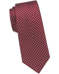 Canali - Geometric Silk Tie - Lyst