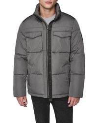 Karl Lagerfeld - Stand Collar Regular Fit Puffer Jacket - Lyst