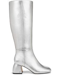 Circus by Sam Edelman - Oaklyn 60Mm Metallic Leather Knee High Boots - Lyst