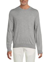 Saks Fifth Avenue - Merino Wool-blend Crewneck Sweater - Lyst